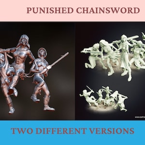 Punished Chainsword - Tabletop / Pathfinder / Dungeons & Dragons DnD / fantasy wargame