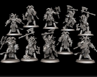 Wildhorns - Raven Twin MIniatures - Tabletop / Pathfinder / Dungeons & Dragons DnD / fantasy wargame