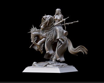 Damsel - Raven Twin MIniatures - Da tavolo / Pathfinder / Dungeons & Dragons DnD / fantasy wargame