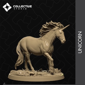 Einhorn - Tabletop / Pathfinder / Dungeons & Dragons DnD / Fantasy Wargame / TTRPG
