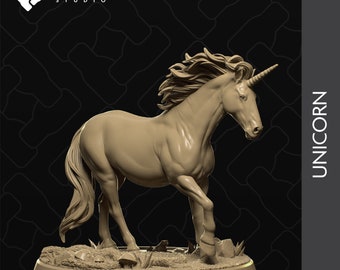 Unicorn - Tabletop / Pathfinder / Dungeons & Dragons DnD / fantasy wargame / TTRPG