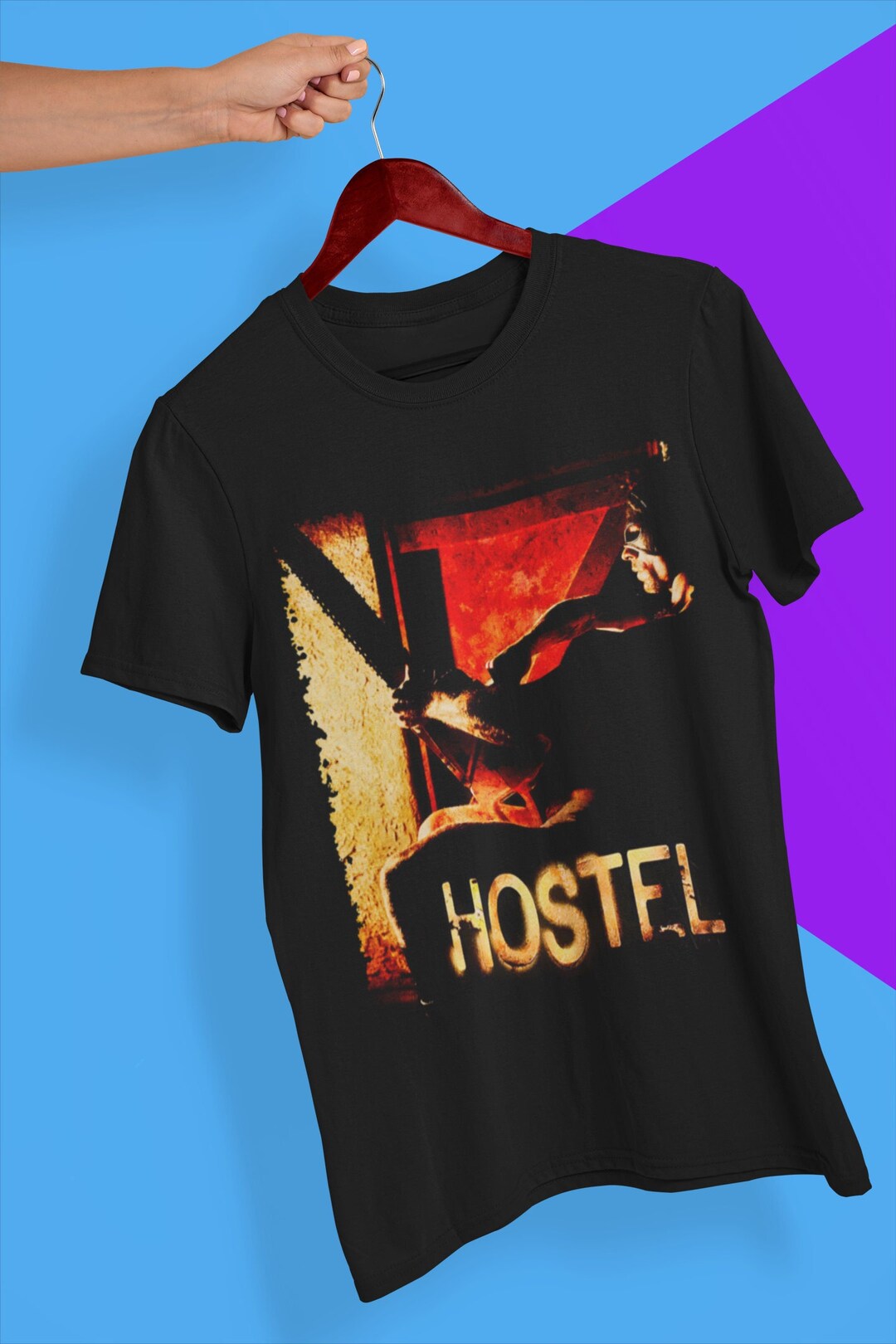 Hostel Soft Tshirt, Hostel Movie Poster T Shirt, Gift for Her, Gift