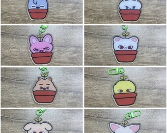 Skzoo Sprout acryl sleutelhanger | Verdwaalde kinderen sleutelhanger | Kpop-cadeaus