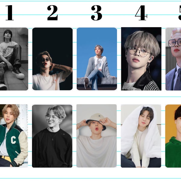 Jimin 2 BTS Photocards | Bangtan Boys | Kpop Photocards | BTS Photocards| You Choose