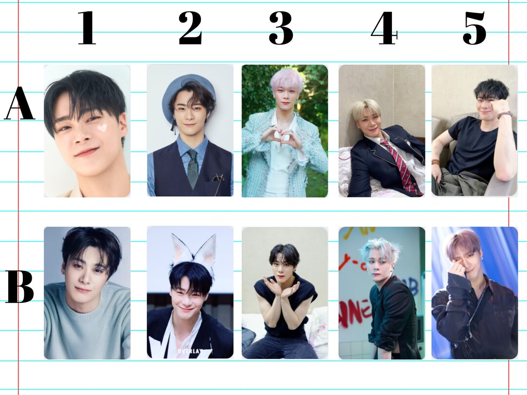 Moonbin Astro Photocards You Pick Astro Photocards Lomo Cards - Etsy