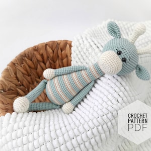 Crochet PATTERN Giraffe Zuzu, Amigurumi animal pattern, PDF in English