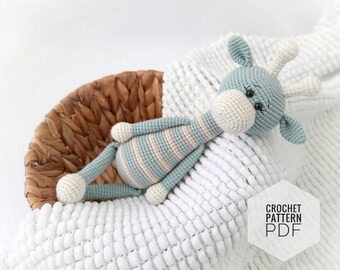 Crochet PATTERN Giraffe Zuzu, Amigurumi animal pattern, PDF in English