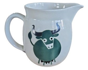 Kaj Franck Arabia Cow Pitcher Eames Era Vintage 1960's MCM Kaj Franck Arabia Cow Pitcher Eames Era Vintage 1960's MCM