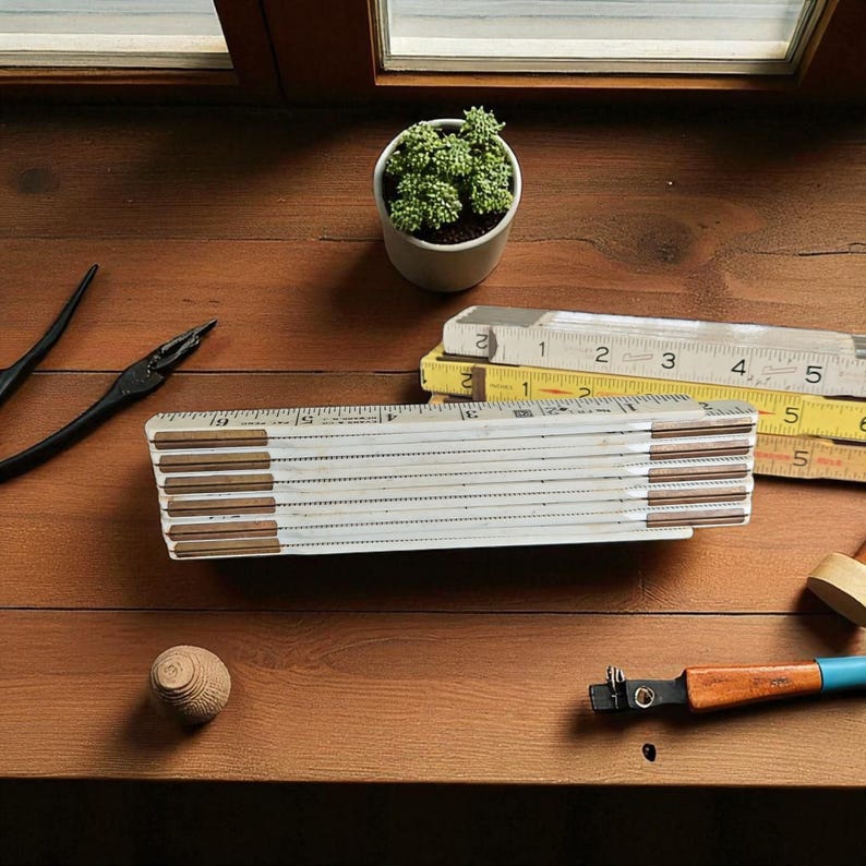 Spring Extension Ruler Vintage Stanley Handyman Extension Folding Ruler, Spring Joints - Etsy
