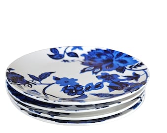 Royal Norfolk Blue Floral 19,5 cm Dessert- oder Salatteller