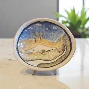 Placa de pared ART POTTERY BOWL firmada por Laura Wilensky Ceramic Studio