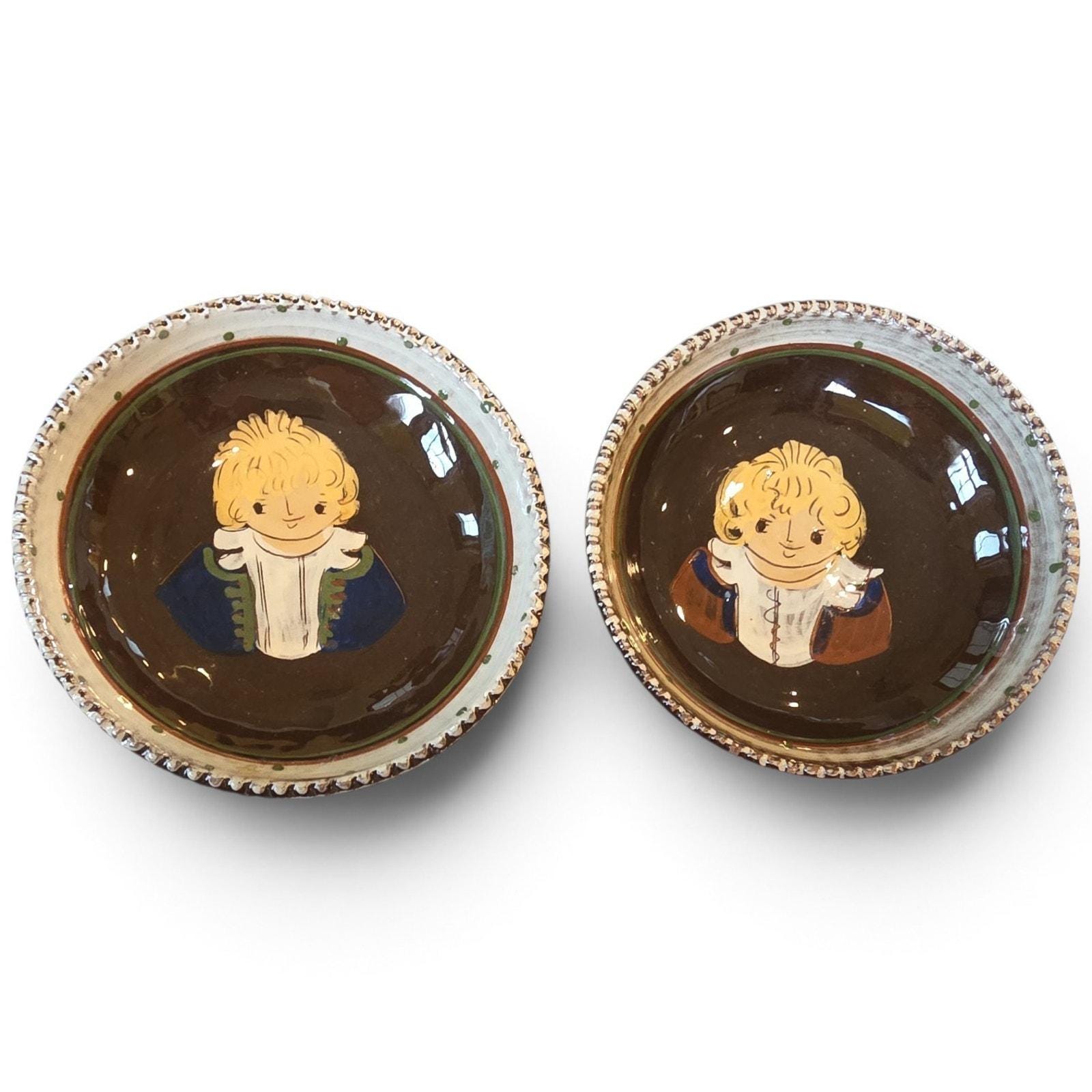 Vintage Swiss Folk Plates - Etsy