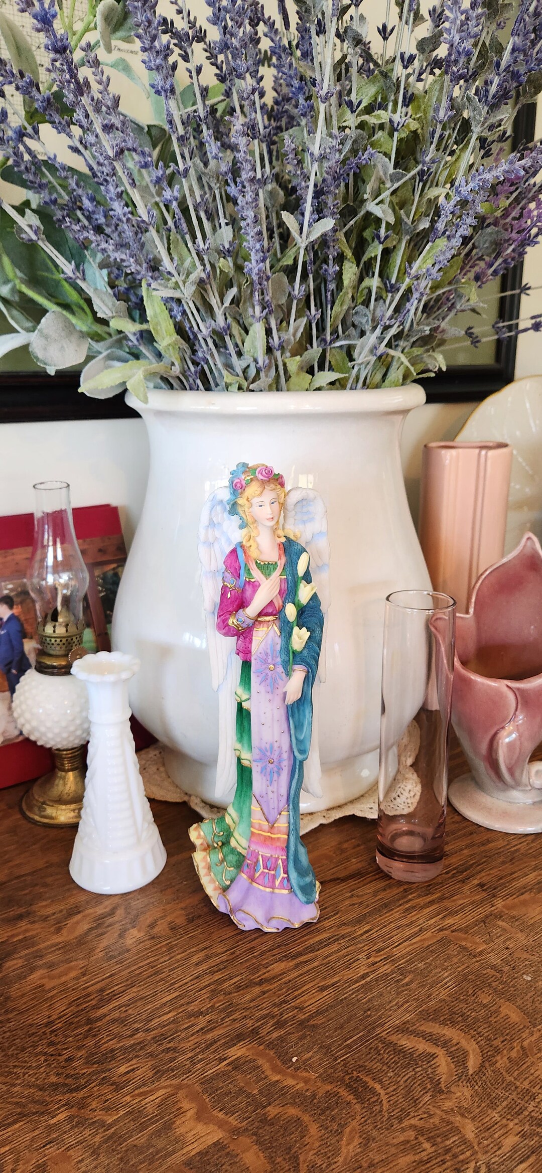 Vintage Lenox Angels of Life/ Angel of Peace Statue 1997 Etsy