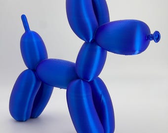 3D Printed Balloon Dog Statue – Modern Minimalist Decor, Pop Art Style, Custom Colors Available
