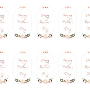 Happy Mother's Day Editable Tag Printable Mothers Day - Etsy
