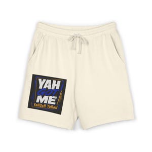 Yah Got Me-sweatshort met grafische print | 'YahUah YaRah'-ontwerp Hebreeuws YaHUSHA