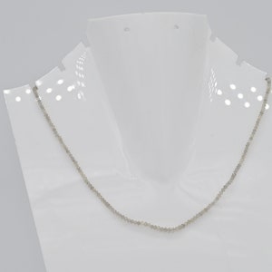 100% Natural White Diamond Rondelle Beads, 3*2mm Diamond Faceted Beads, Natural Diamond Beads, White Diamond Beads, Diamond Rondelle
