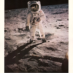 Man on the Moon Nasa Photo