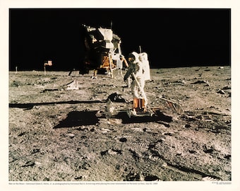 Man on the Moon Nasa Photo