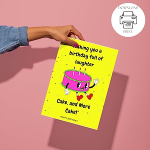 Carte d'anniversaire amusante imprimable pour adolescents | Cadeau humoristique pour fils, fille, nièce, neveu, petit-fils ou petite-fille