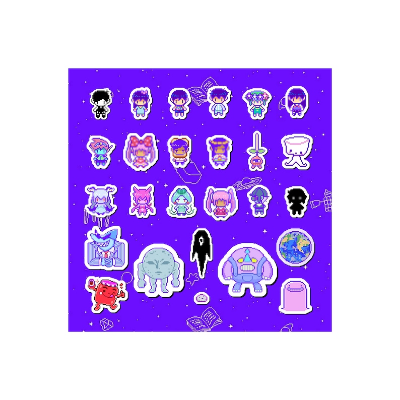 Omori Headspace Characters and Bosses Etsy