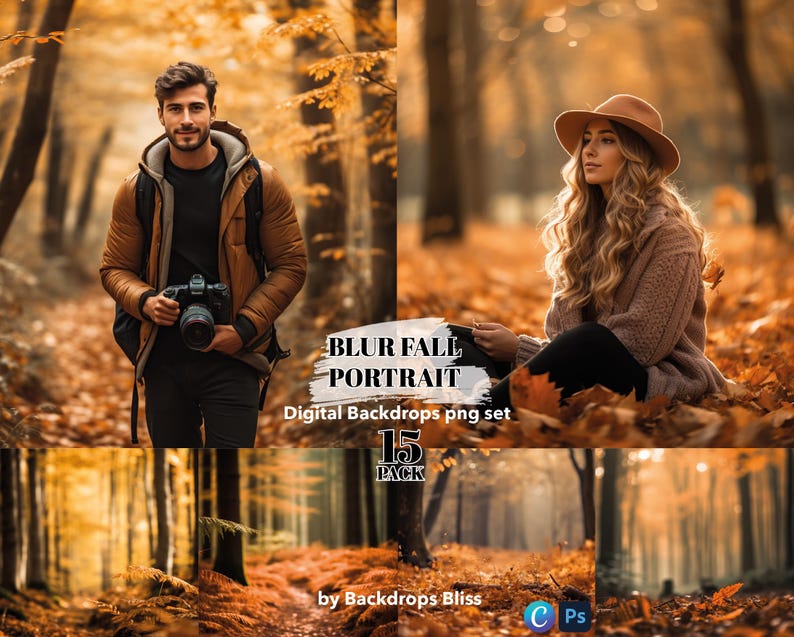 Fall Maternity Digital Backdrop Wedding Photo Backdrop Fall Foliage Png ...