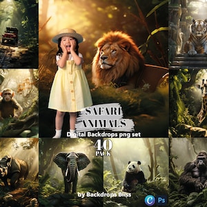 Safari backdrop safari baby shower backdrop safari theme first birthday leopard greenery backdrop enchanted forest backdrop jungle backdrop