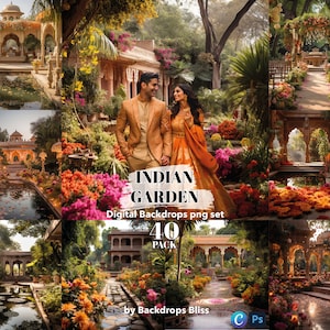 Indian backdrop flower greenery backdrop outdoor and garden backdrop bollywood indian wedding decor floral maternity digital backdrop nature