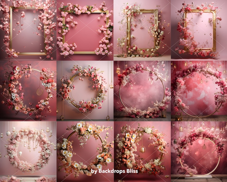 Maternity digital backdrop floral maternity backdrop light pink digital backdrop pink bundle family backdrop maternity backdrop baby girl 40 image 7