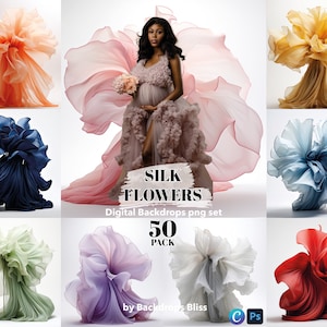Floral maternity backdrop floral backdrop photography Flowy Fabric flower backdrop maternity digital backdrop room baby shower backdrop art