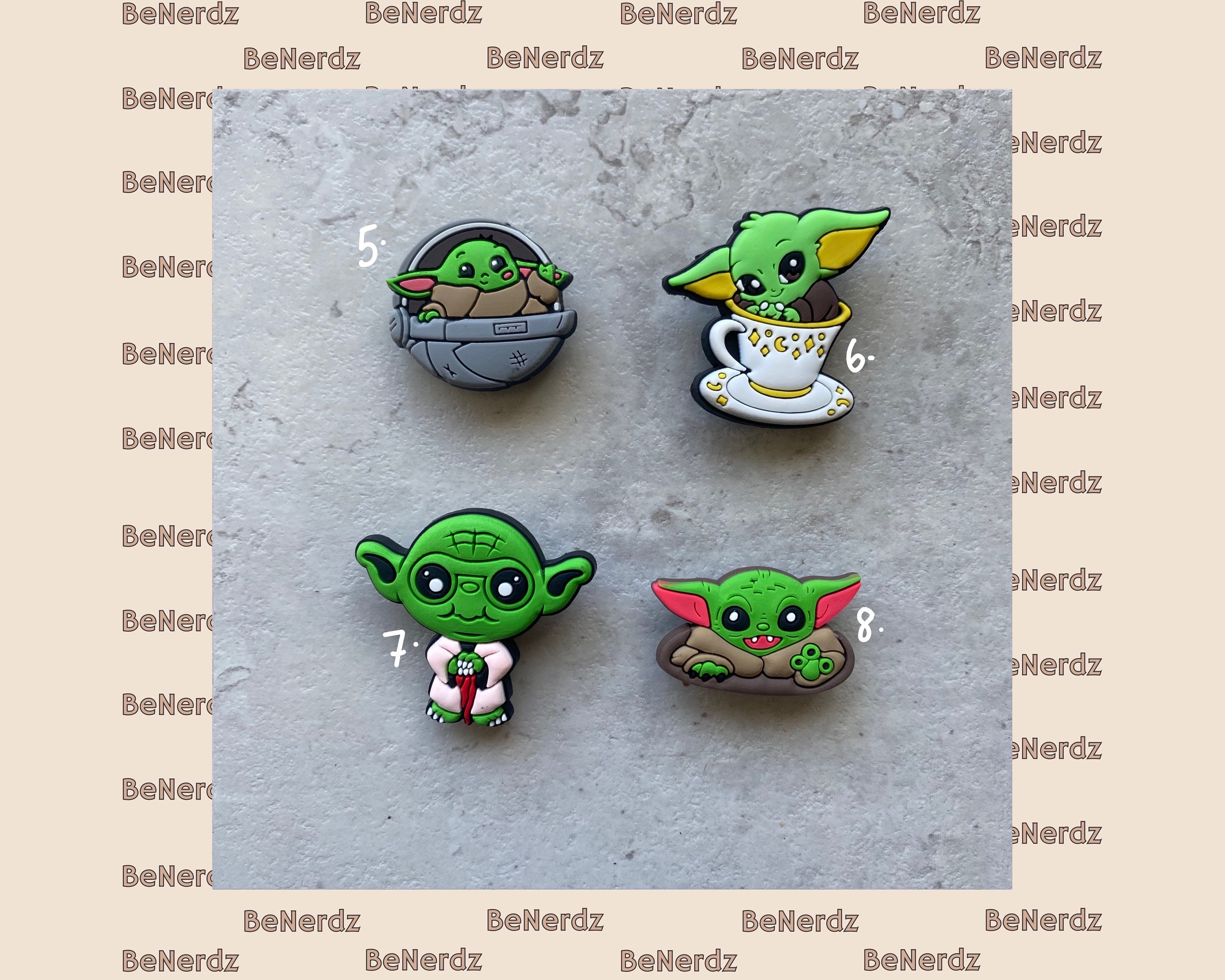 Baby Yoda Grogu Star Wars Inspired Croc Charm Jibbitz Etsy UK