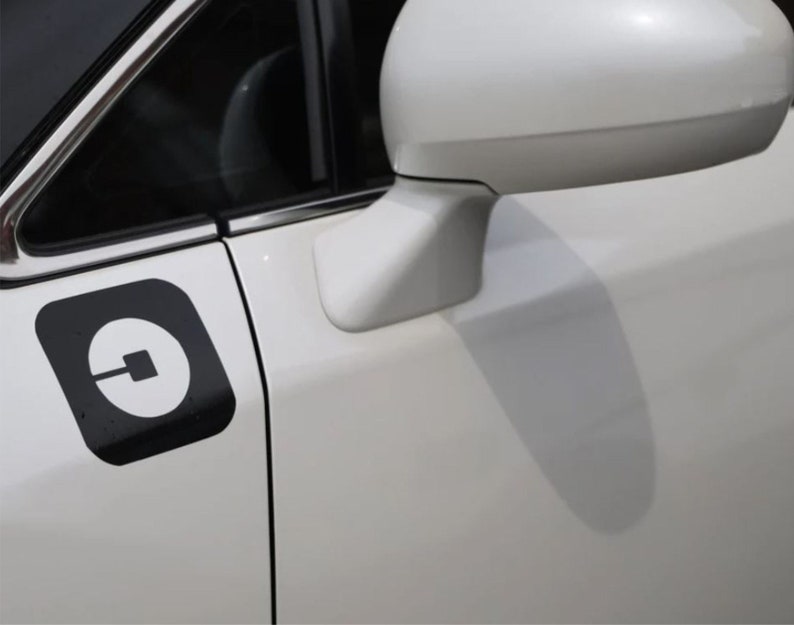 2pcs Uber Logo Decals Sticker Vinyl for Car Bumper Window Etsy