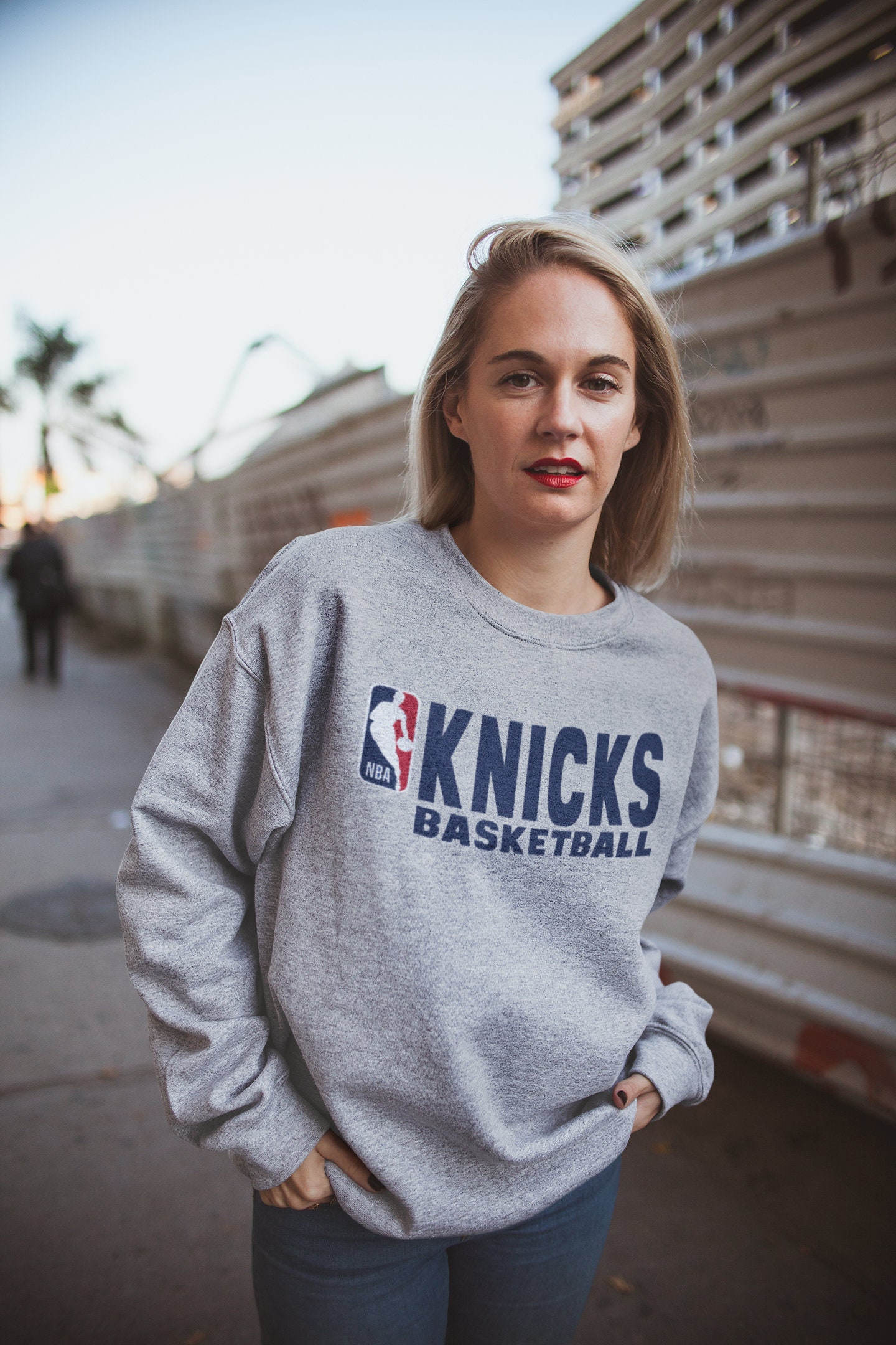 new york knicks vintage sweater