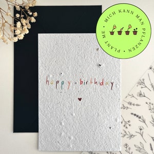 Papel semente - Postal - Growingcard - Feliz Aniversário