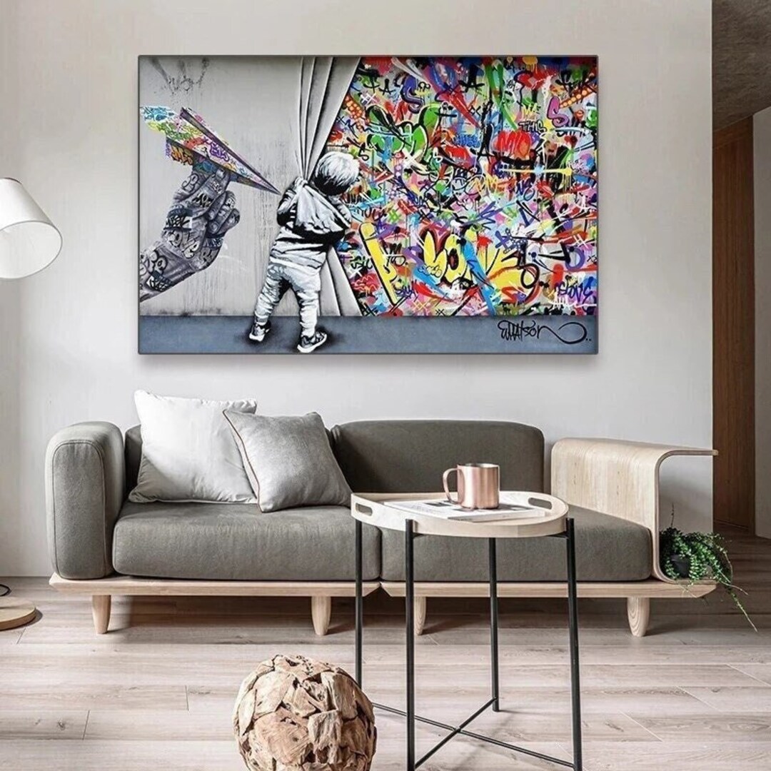 Wunderbar Banksy Bilder Leinwand Ebenbild