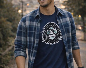 Native Inspired Bigfoot Sasquatch T-shirt