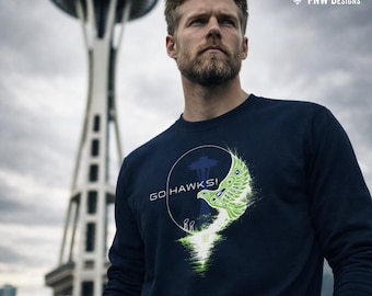 Emerald City Hawk | GO HAWKS! | Original Design