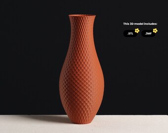 Archivo STL del jarrón de ilusión, modelo 3D para impresión 3D en modo jarrón