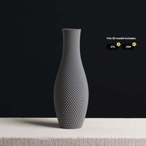 Bouquet Flower Vase STL file, 3D Print File for Vase Mode 3D Printing
