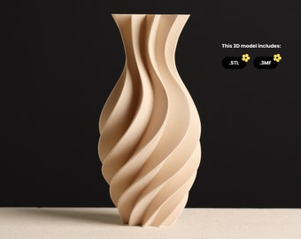 Star Vase STL file, 3D Print Model for Vase Mode 3D Printing