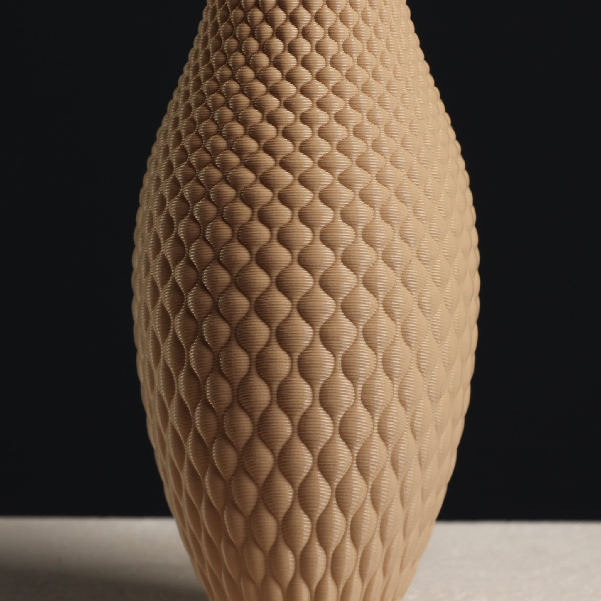 バブルフラワーベースSTLファイル、ベースモード3Dプリント用3D
