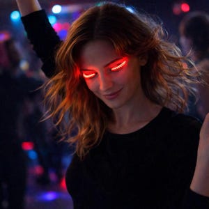 Pestañas LED neón, pestañas para fiestas, accesorios para fiestas, pestañas luminosas, pestañas coloridas, pestañas postizas en tira, accesorios de maquillaje para festivales, brillantes