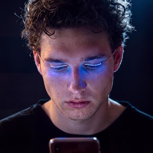 Eyelashes Neon LED,Party Eyelashes, Party Accessories,Light-up Lashes,Colourful Lashes,Strip Eyelashes,Festival Makeup Accessories,Glowing