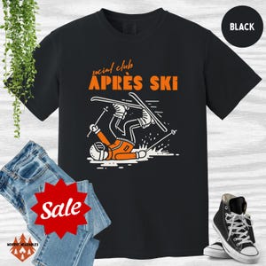 Après Ski Social Club Tee: Comfort Colors Winter Sports Shirt