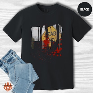 Creepypasta Horror Shirt, Bloody Dead End Road Sign Tee, Urban Legend Slashercore T-Shirt, Internet Horror Aesthetic, Comfort Colors 1717