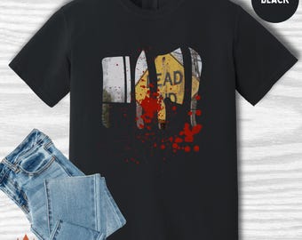 Creepypasta T-Shirt, Bloody Dead End Sign, Comfort Colors Tee