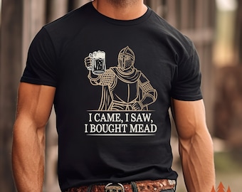 Funny Medieval Knight Mead T-Shirt - Renaissance Faire Comfort Colors Tee