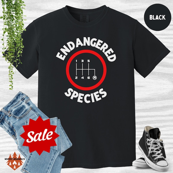 Endangered Species Manual Transmission T-Shirt - Comfort Colors Tee