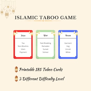 Islamic Taboo Game | Ramadan Activities | Islamic Entertainment | Muslim Culture