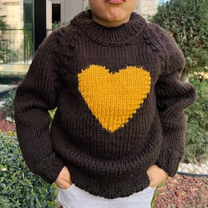Handgefertigte Liebe Personalisierte Pullover Wolle Pullover Weihnachten Herz Pullover Buchstaben Magie Geschenk für Sie und Ihn